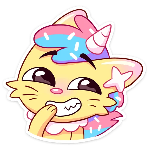 Candycat Telegram Sticker #7 - Candycat #7