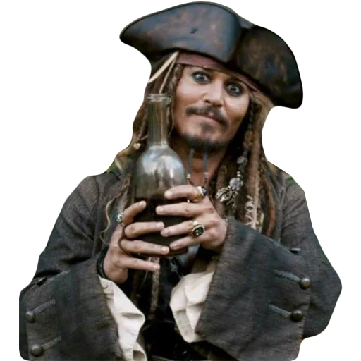 Captain Jack Sparrow Movie Photo Stickers Telegram Sticker #5 - Captain Jack Sparrow Movie Photo Stickers #5