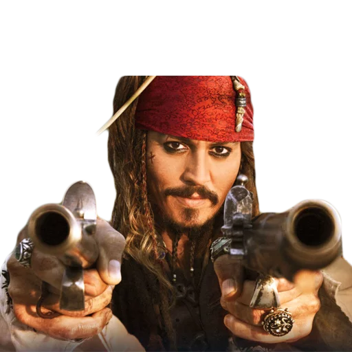 Captain Jack Sparrow Movie Photo Stickers Telegram Sticker #12 - Captain Jack Sparrow Movie Photo Stickers #12