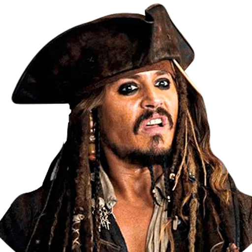 Captain Jack Sparrow Movie Photo Stickers Telegram Sticker #18 - Captain Jack Sparrow Movie Photo Stickers #18