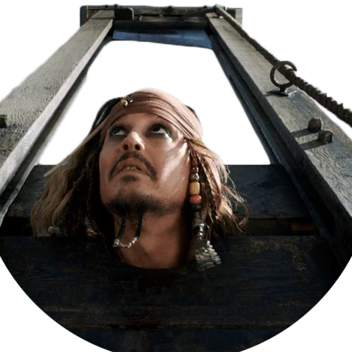 Captain Jack Sparrow Movie Photo Stickers Telegram Sticker #19 - Captain Jack Sparrow Movie Photo Stickers #19