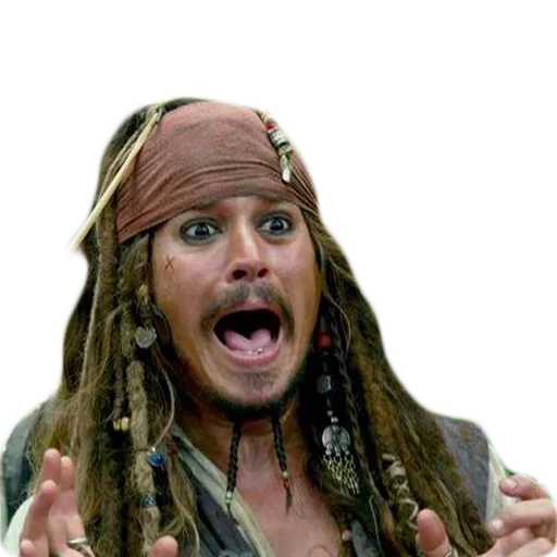 Captain Jack Sparrow Movie Photo Stickers Telegram Sticker #21 - Captain Jack Sparrow Movie Photo Stickers #21