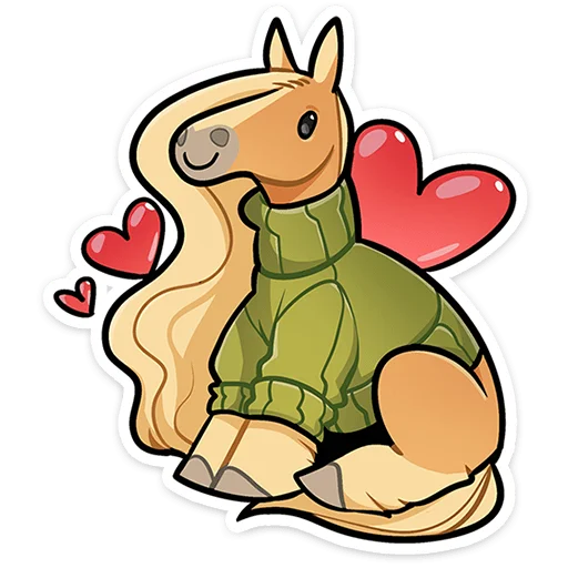 Caramel Horse Telegram Sticker #2 - Caramel Horse #2