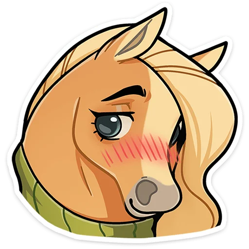 Caramel Horse Telegram Sticker #4 - Caramel Horse #4