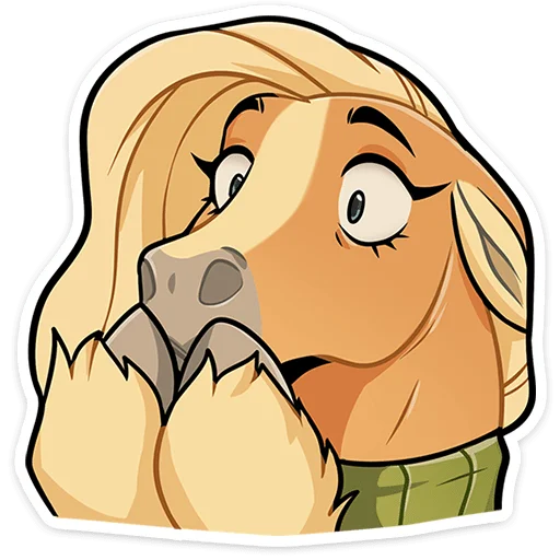 Caramel Horse Telegram Sticker #8 - Caramel Horse #8