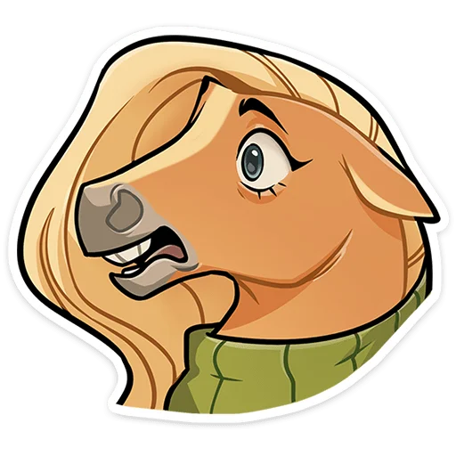 Caramel Horse Telegram Sticker #11 - Caramel Horse #11