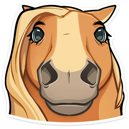 Caramel Horse Telegram Sticker #19 - Caramel Horse #19