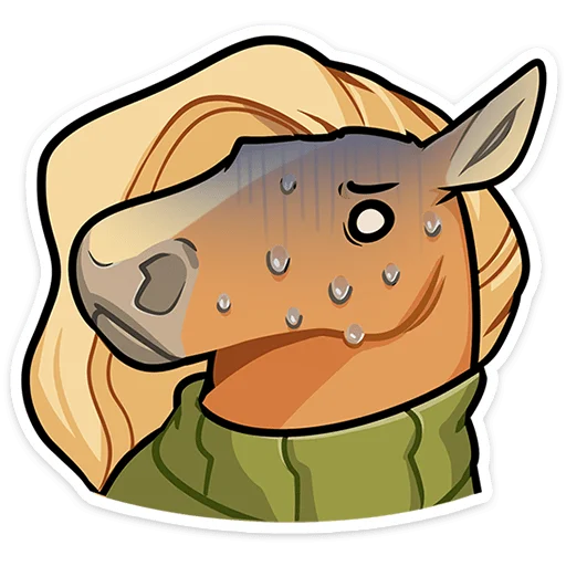 Caramel Horse Telegram Sticker #20 - Caramel Horse #20