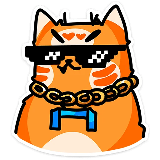 Cashback Orange Cat Telegram Sticker #17 - Cashback Orange Cat #17