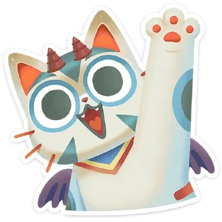 Chimmy Cozy Kitty Cat Stickers