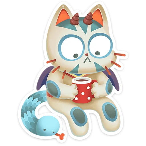 Chimmy Cozy Kitty Cat Stickers Telegram Sticker #5 - Chimmy Cozy Kitty Cat Stickers #5