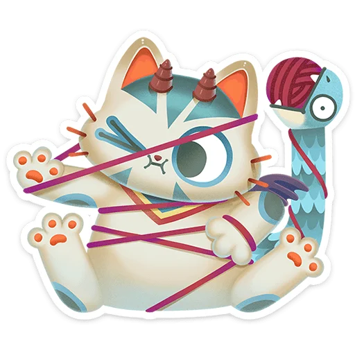 Chimmy Cozy Kitty Cat Stickers Telegram Sticker #15 - Chimmy Cozy Kitty Cat Stickers #15
