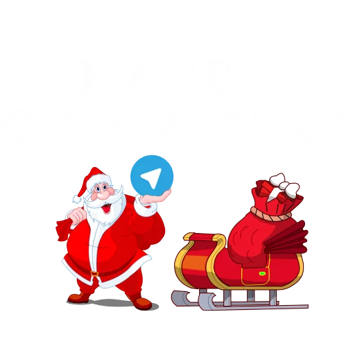 Christmas Telegram Holiday Stickers Telegram Sticker #1 - Christmas Telegram Holiday Stickers #1