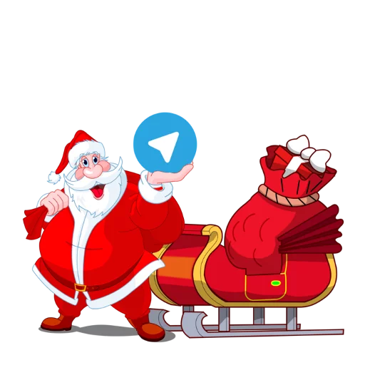 Christmas Telegram Holiday Stickers Telegram Sticker #6 - Christmas Telegram Holiday Stickers #6