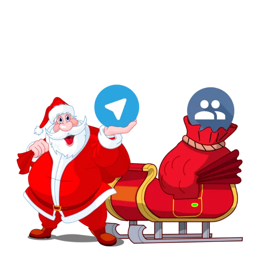Christmas Telegram Holiday Stickers Telegram Sticker #7 - Christmas Telegram Holiday Stickers #7