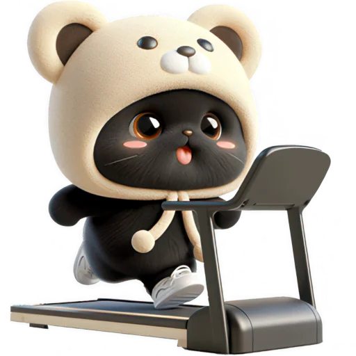 Chubby Cat Bear Telegram Sticker #5 - Chubby Cat Bear #5