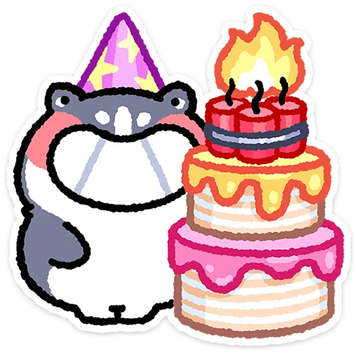 Duk the Cat Telegram Sticker #7 - Duk the Cat #7