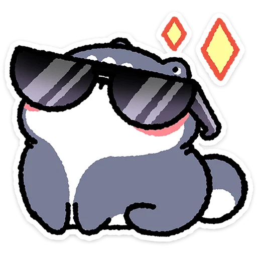 Duk the Cat Telegram Sticker #20 - Duk the Cat #20