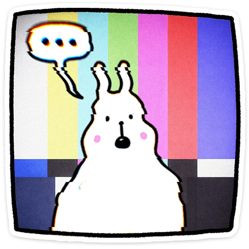 Comic Bunny Telegram Sticker #24 - Comic Bunny #24