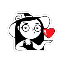Couple of Sweet Lovers Stickers