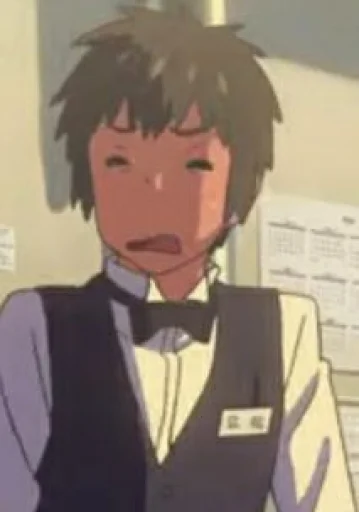 Taki from Your Name Telegram Sticker #16 - Taki from Your Name #16