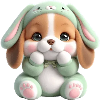 Cute Bunny Puppy