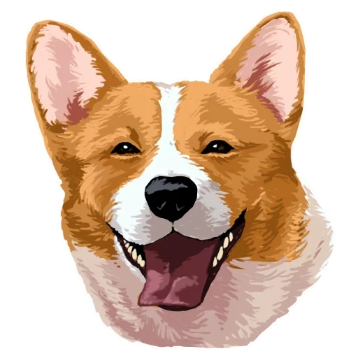 Corgi Dog Telegram Sticker #4 - Corgi Dog #4