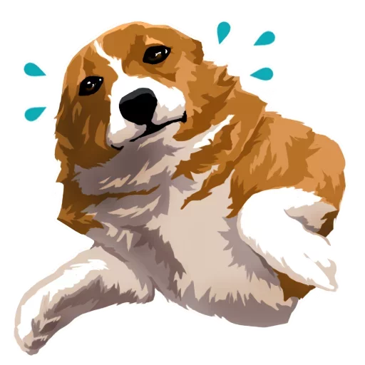 Corgi Dog Telegram Sticker #10 - Corgi Dog #10