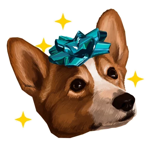 Corgi Dog Telegram Sticker #17 - Corgi Dog #17