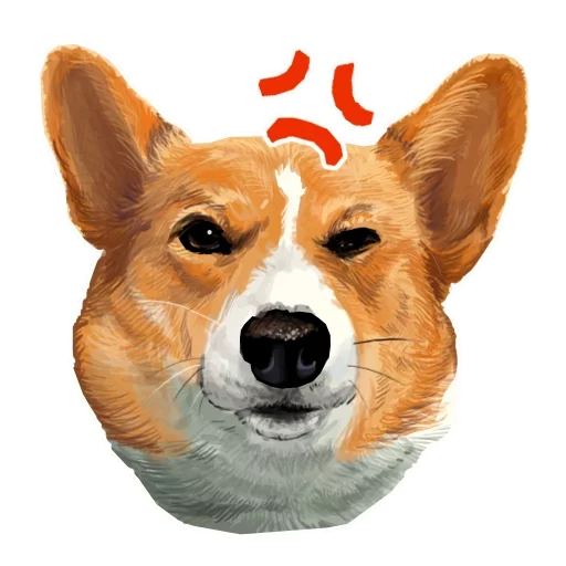 Corgi Dog Telegram Sticker #18 - Corgi Dog #18
