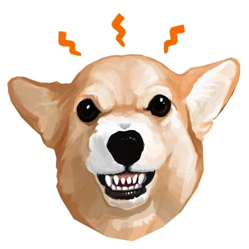 Corgi Dog Telegram Sticker #19 - Corgi Dog #19