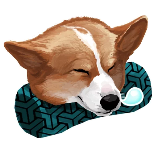 Corgi Dog Telegram Sticker #21 - Corgi Dog #21