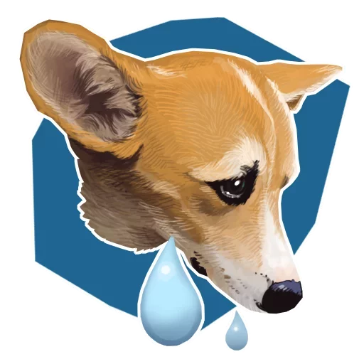Corgi Dog Telegram Sticker #22 - Corgi Dog #22