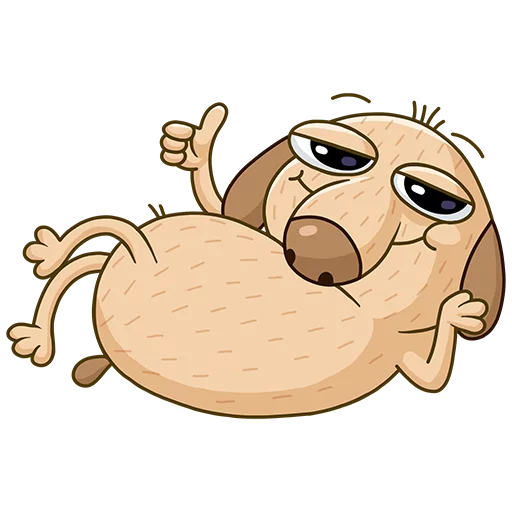 Diggy The Cute Dog Mascot Stickers Telegram Sticker #2 - Diggy The Cute Dog Mascot Stickers #2