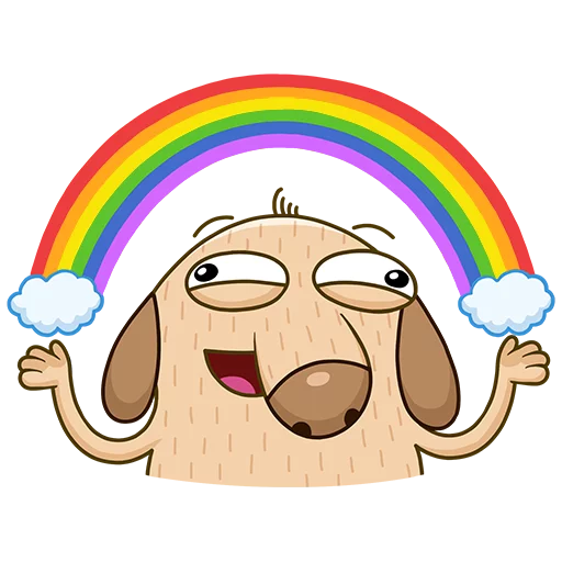 Diggy The Cute Dog Mascot Stickers Telegram Sticker #4 - Diggy The Cute Dog Mascot Stickers #4
