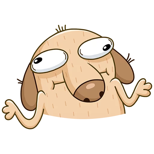Diggy The Cute Dog Mascot Stickers Telegram Sticker #14 - Diggy The Cute Dog Mascot Stickers #14
