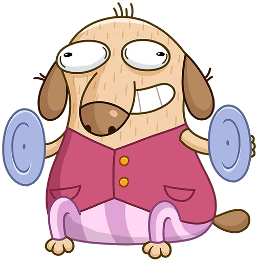 Diggy The Cute Dog Mascot Stickers Telegram Sticker #16 - Diggy The Cute Dog Mascot Stickers #16