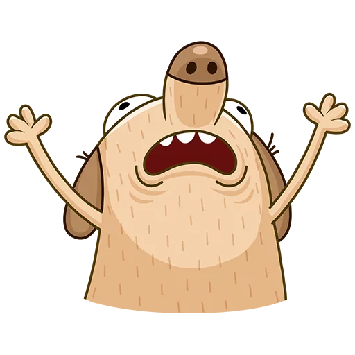 Diggy The Cute Dog Mascot Stickers Telegram Sticker #17 - Diggy The Cute Dog Mascot Stickers #17