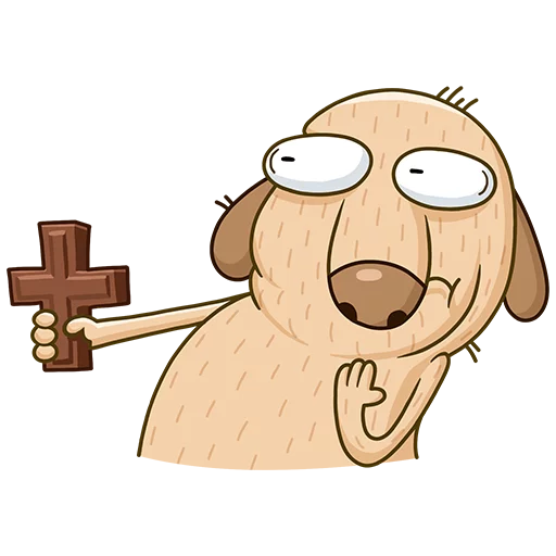 Diggy The Cute Dog Mascot Stickers Telegram Sticker #19 - Diggy The Cute Dog Mascot Stickers #19