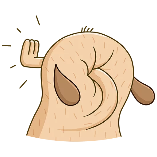 Diggy The Cute Dog Mascot Stickers Telegram Sticker #21 - Diggy The Cute Dog Mascot Stickers #21