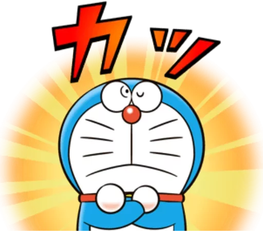 Doraemon & Friends Anime Line Stickers Telegram Sticker #18 - Doraemon & Friends Anime Line Stickers #18
