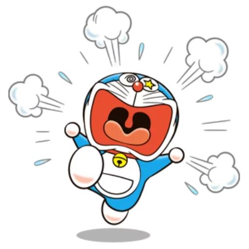 Doraemon & Friends Anime Line Stickers Telegram Sticker #20 - Doraemon & Friends Anime Line Stickers #20