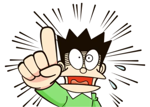 Doraemon & Friends Anime Line Stickers Telegram Sticker #25 - Doraemon & Friends Anime Line Stickers #25