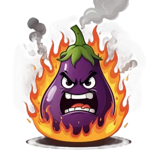 Angry Eggplant