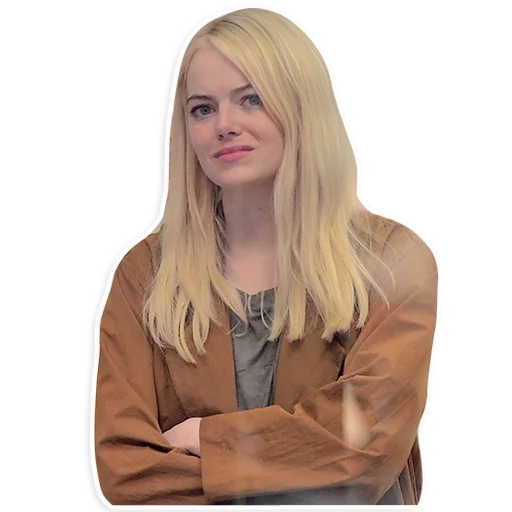 Emma Stone Fan Art Stickers Telegram Sticker #1 - Emma Stone Fan Art Stickers #1