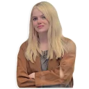 Emma Stone Fan Art Stickers