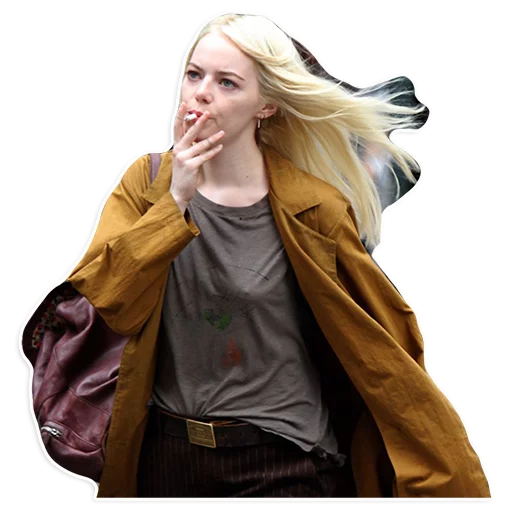 Emma Stone Fan Art Stickers Telegram Sticker #2 - Emma Stone Fan Art Stickers #2