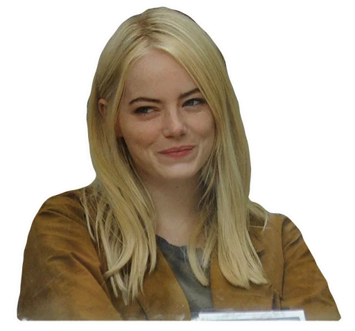 Emma Stone Fan Art Stickers Telegram Sticker #5 - Emma Stone Fan Art Stickers #5