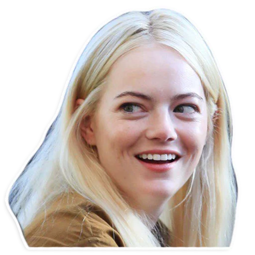 Emma Stone Fan Art Stickers Telegram Sticker #20 - Emma Stone Fan Art Stickers #20