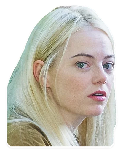Emma Stone Fan Art Stickers Telegram Sticker #21 - Emma Stone Fan Art Stickers #21